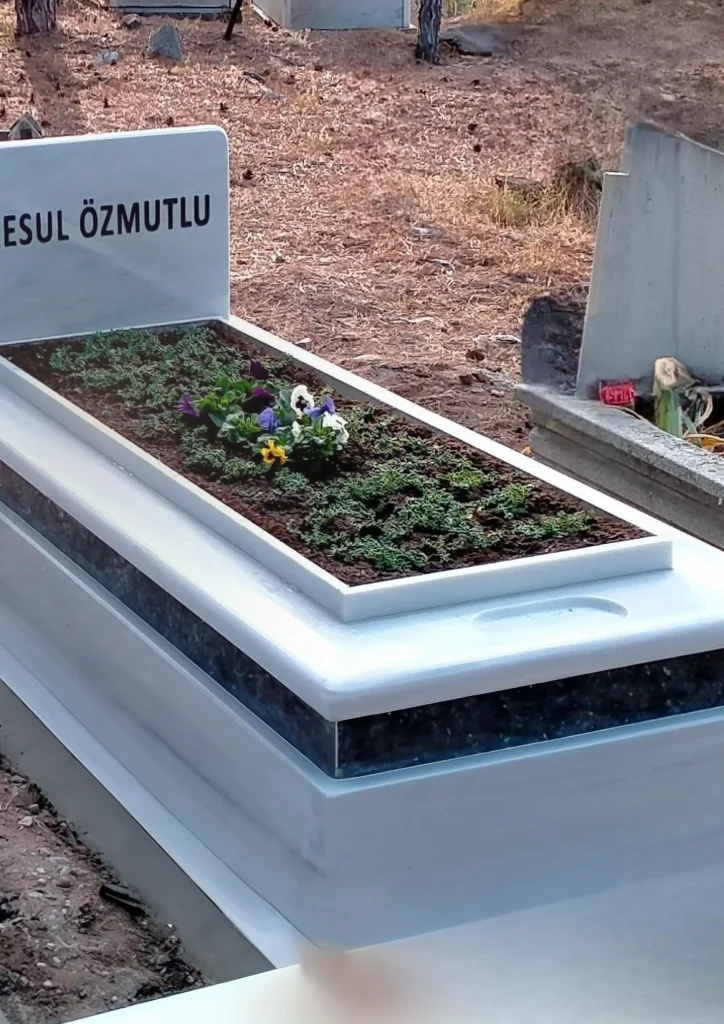 Tek Katlı 5’lik Marmara Taşı Mezar